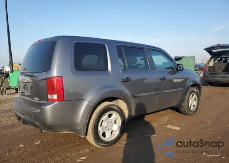 2014 Honda Pilot Lx from USA, damaged, VIN 5FNYF4H21EB012004